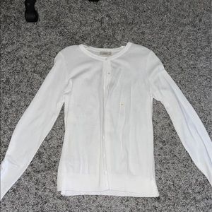 loft white sweater
